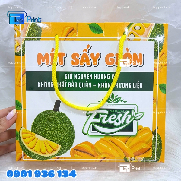 Hộp giấy nắp gập thiết kế thông minh