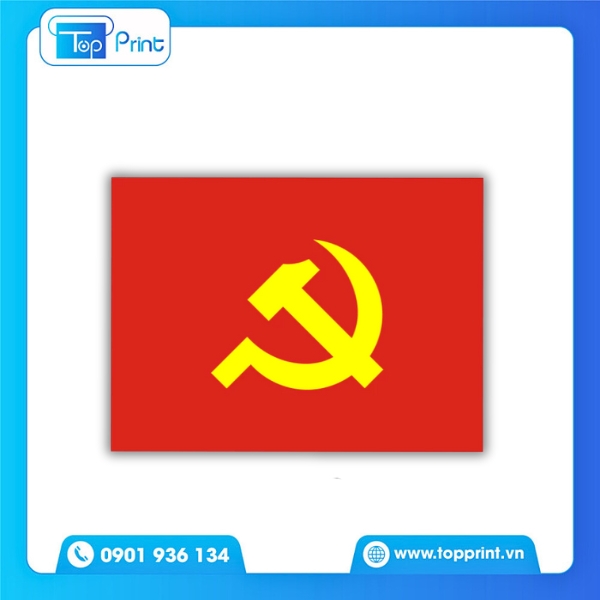 In sticker cờ Việt Nam k&iacute;ch thước t&ugrave;y chỉnh