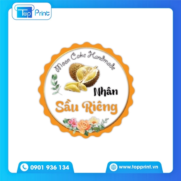 Tem Giấy Decal In Nhanh Cho Sầu Riêng