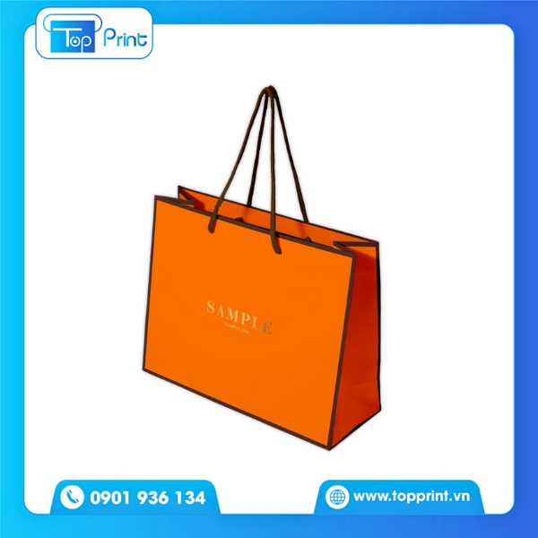 Túi Giấy Cam Đẹp – In Offset Chất Lượng Cao