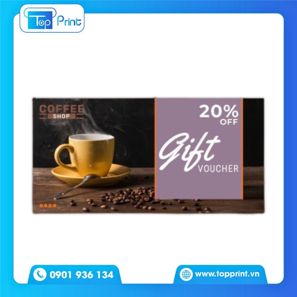 Mẫu Voucher In Cà Phê Cao Cấp Cho Thương Hiệu