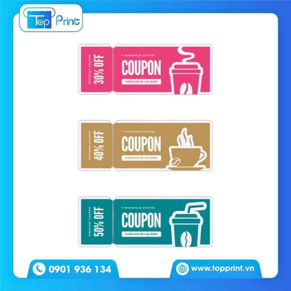Voucher Cà Phê Kèm Code Giảm Giá In Công Nghệ Cao