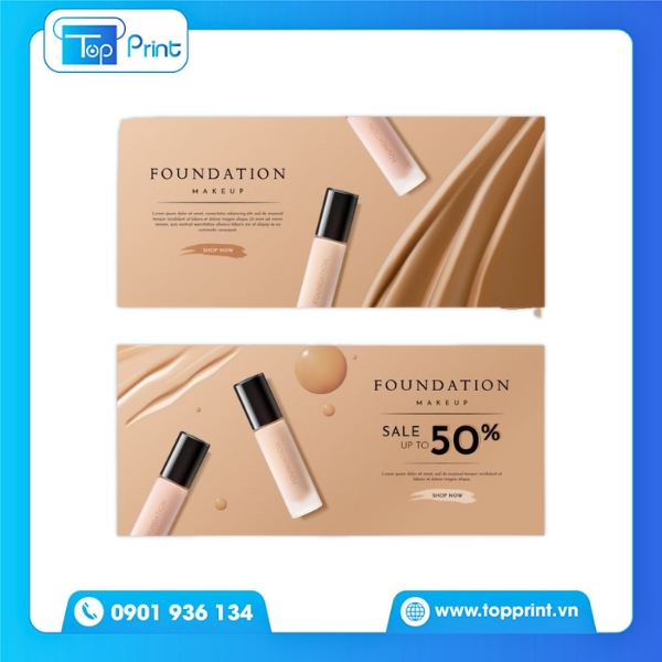 In Voucher Mỹ Phẩm Cán Mờ Cao Cấp