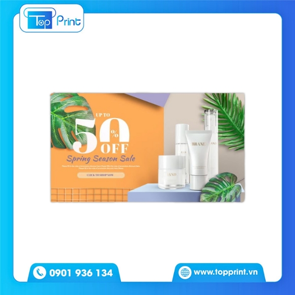 In Voucher Mỹ Phẩm Cho Spa & Clinic