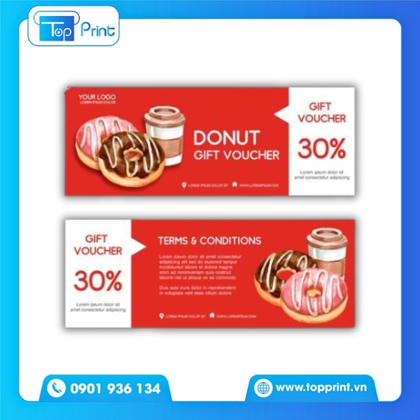 Voucher In 2 Mặt – Tiệm Bánh Tặng Khách
