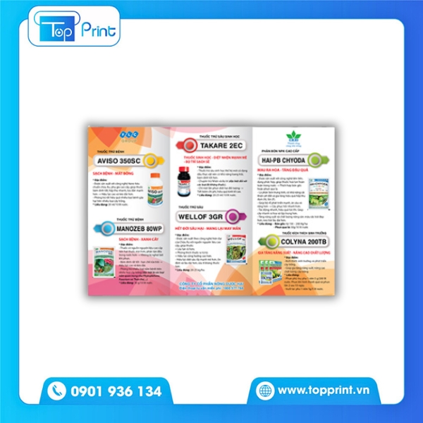 Mẫu brochure phân bón độc đáo, thu hút khách hàng