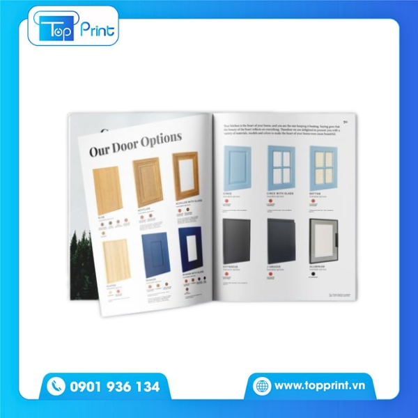 Thiết kế catalogue cửa sắt tân cổ điển ấn tượng