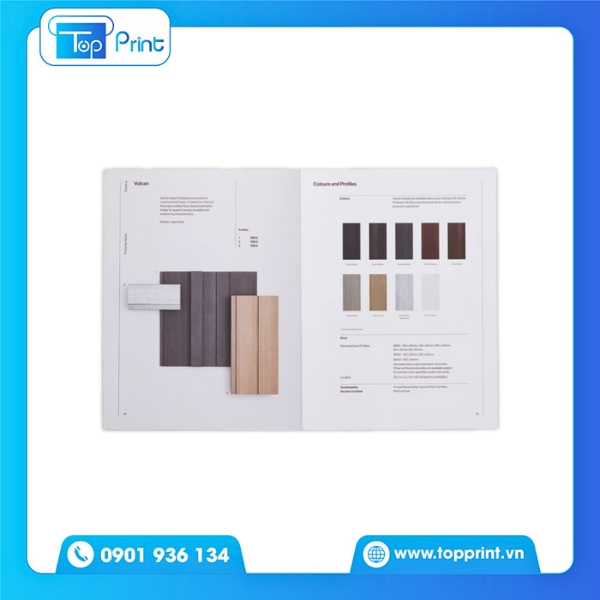 In catalogue cửa sắt màu sắc chân thực