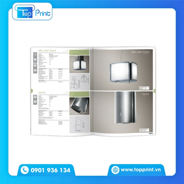 Mẫu catalogue đồ gia dụng dành cho showroom trưng bày