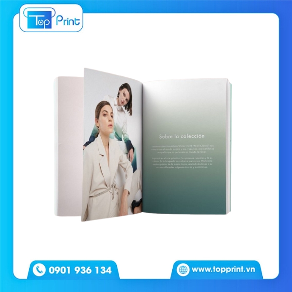 Mẫu catalogue đồng phục công ty thiết kế bởi Topprint