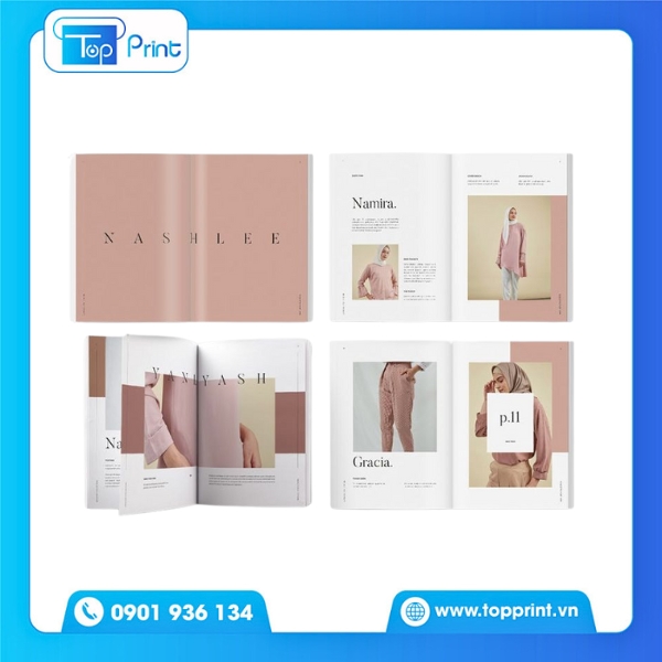 In ấn catalogue đồng phục – Hình ảnh chân thực, sắc nét