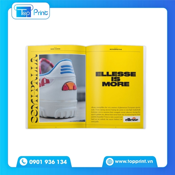 In catalogue giày local brand tại xưởng in Topprint
