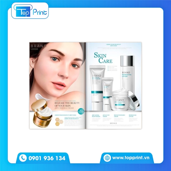 Voucher l&agrave;m đẹp cao cấp thiết kế theo nhận diện thương hiệu