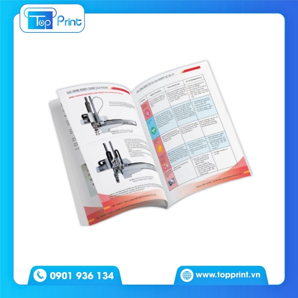 In catalogue thiết bị điện màu sắc chính xác