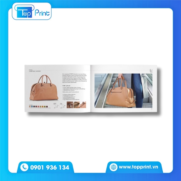 Thiết kế catalogue túi xách sang trọng