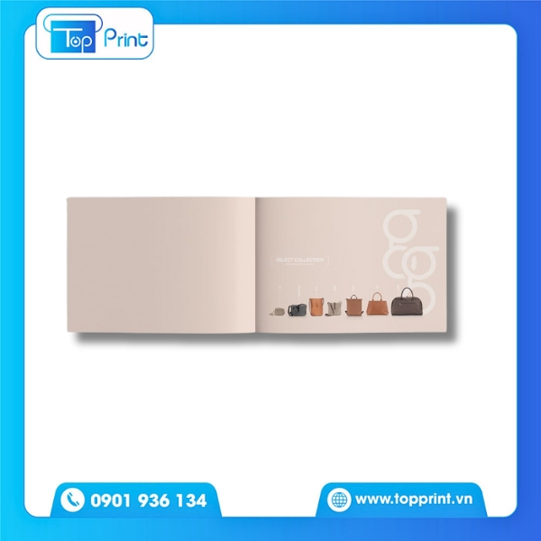 In catalogue túi xách thời trang cao cấp cùng Topprint