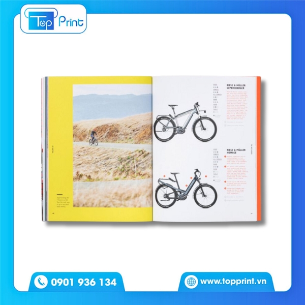 Mẫu catalogue xe đạp hướng đến người yêu du lịch