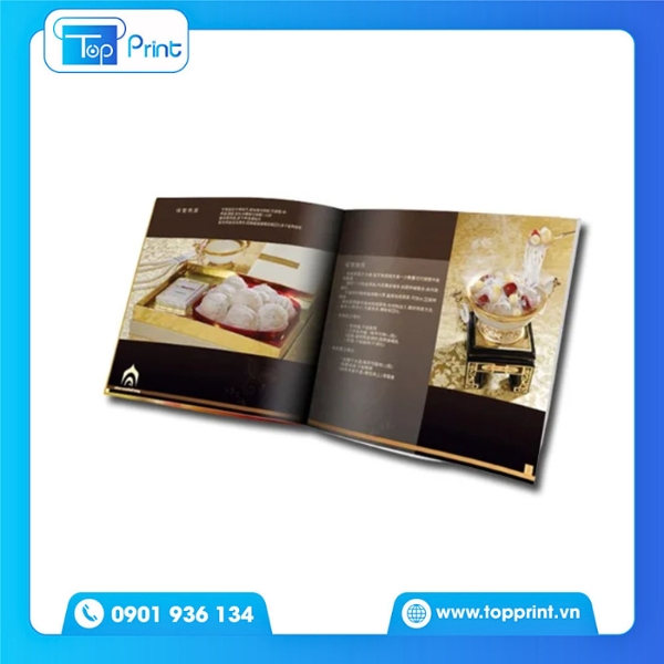 Thiết kế catalogue yến sào đẹp mắt, phù hợp in ấn chất lượng cao