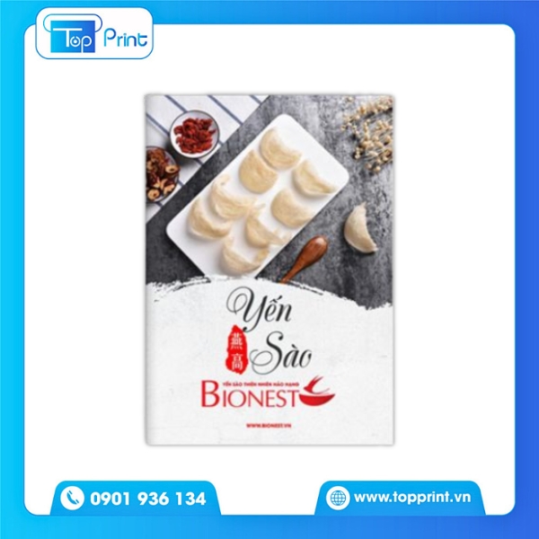 Mẫu catalogue yến sào cho thương hiệu quà biếu Tết