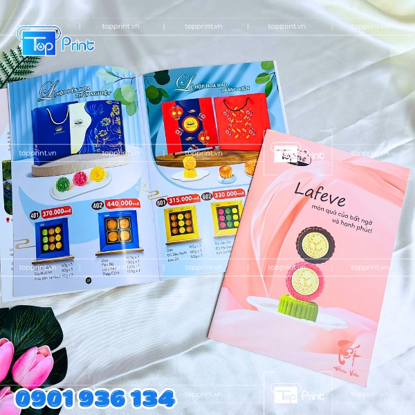 In catalogue bánh trung thu ấn tượng tại Topprint