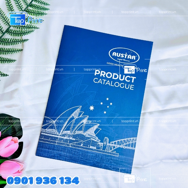 In catalogue khổ A5 tiện lợi, tiết kiệm