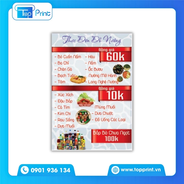 In menu &eacute;p plastic &ndash; Bền, dễ lau ch&ugrave;i
