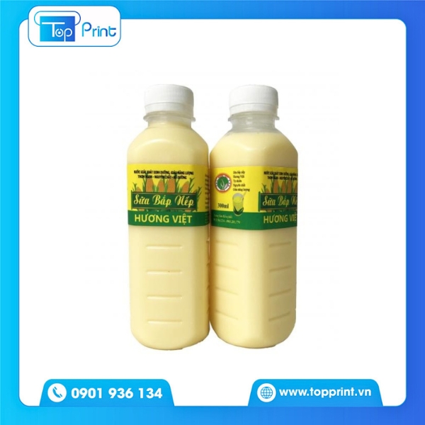 Thiết Kế Tem Nhãn Sữa Bắp Ấn Tượng