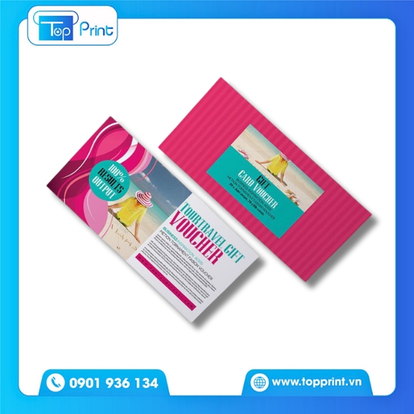 Voucher Quà Tặng Thiết Kế Theo Yêu Cầu Tại TopPrint