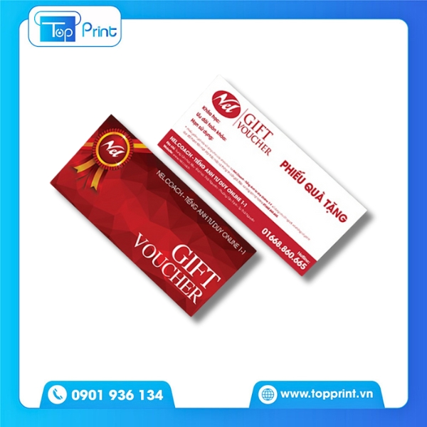 Voucher Quà Tặng Tri Ân Khách Hàng – In Số Lượng Lớn