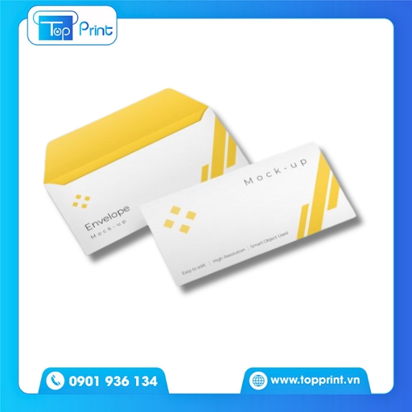 Bao thư bưu điện in tr&ecirc;n giấy định lượng cao