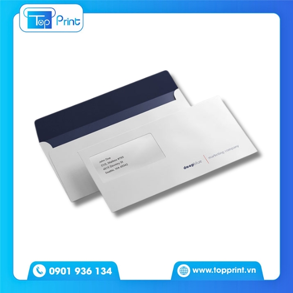 Mẫu bao thư cửa sổ đơn giản mà tinh tế