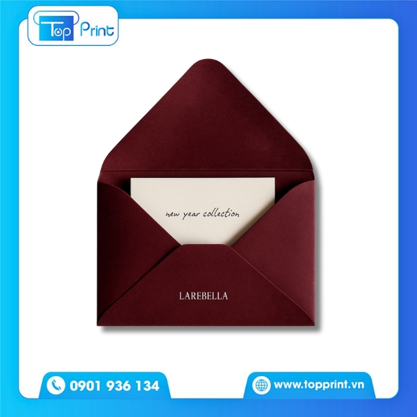 Mẫu Bao Thư Đỏ In Họa Tiết Tết Sắc Nét