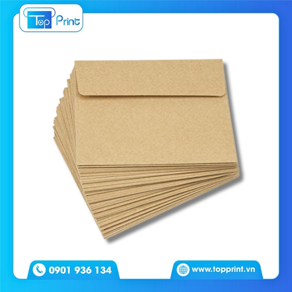 In bao thư kraft phong cách vintage