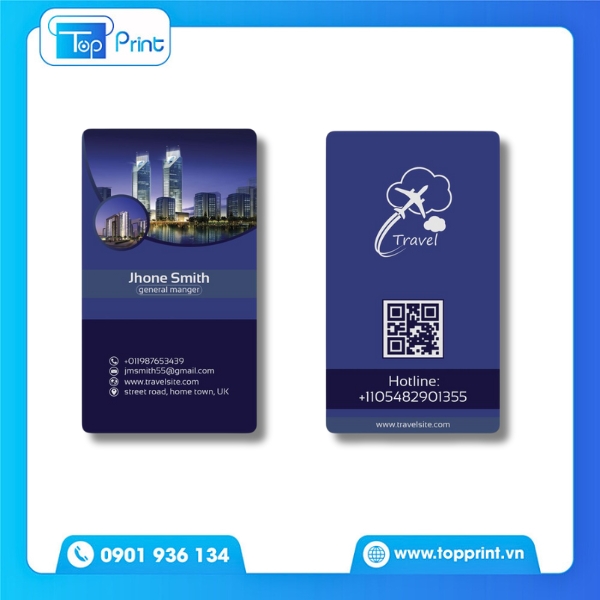 Thiết Kế & In Ấn Card Visit Hotel Cao Cấp