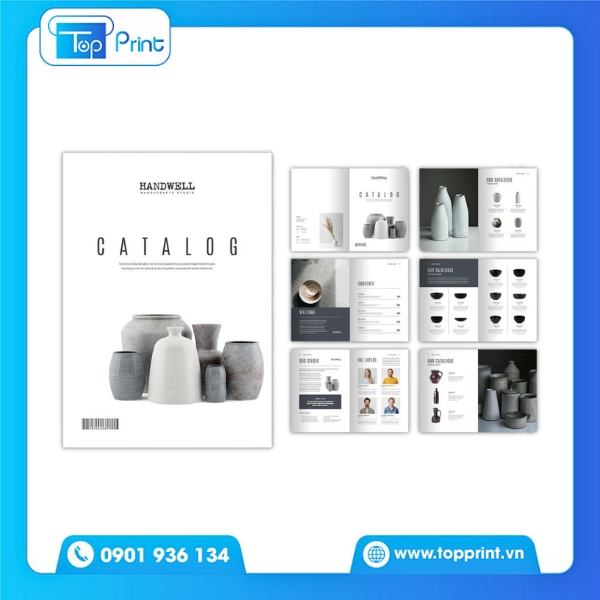 Mẫu catalogue sản phẩm gốm sứ nghệ thuật