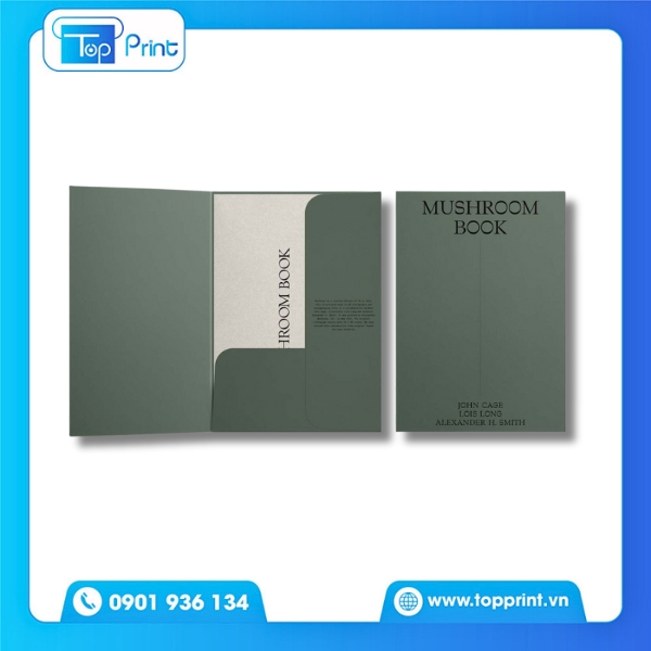 Mẫu Folder Chuyên Nghiệp Cho Gặp Khách Hàng