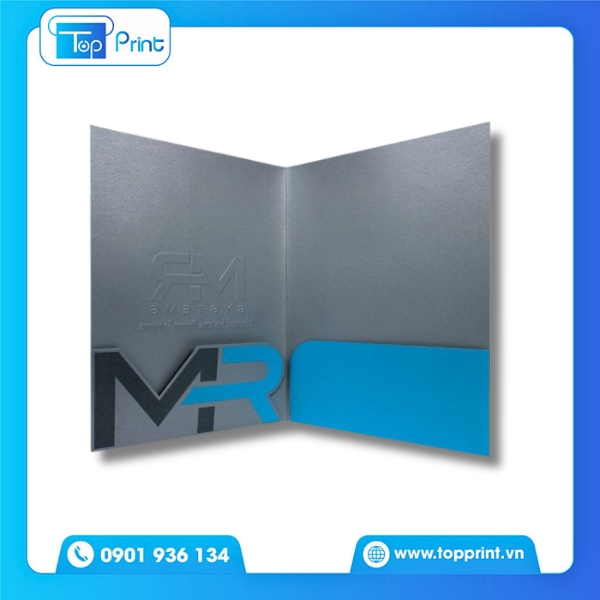 Mẫu Folder In Logo Nổi Bật