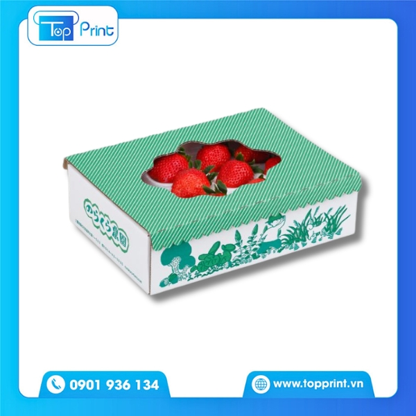 Hộp giấy đựng tr&aacute;i c&acirc;y th&acirc;n thiện với sức khỏe