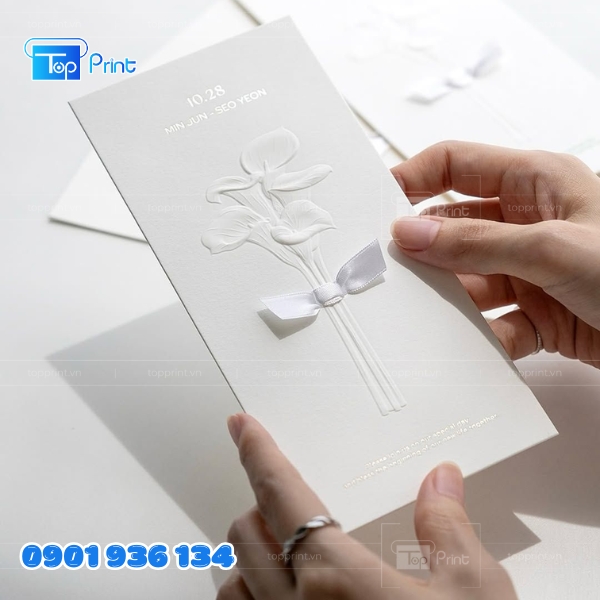 Mẫu in dập nổi họa tiết hoa văn nghệ thuật