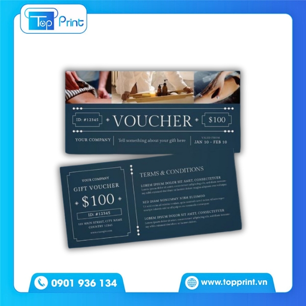 Mẫu in voucher sự kiện &ndash; in ấn lấy nhanh