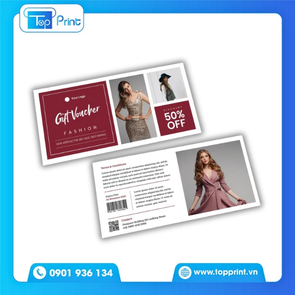 Mẫu in voucher caf&eacute; &ndash; in ấn chất lượng cao