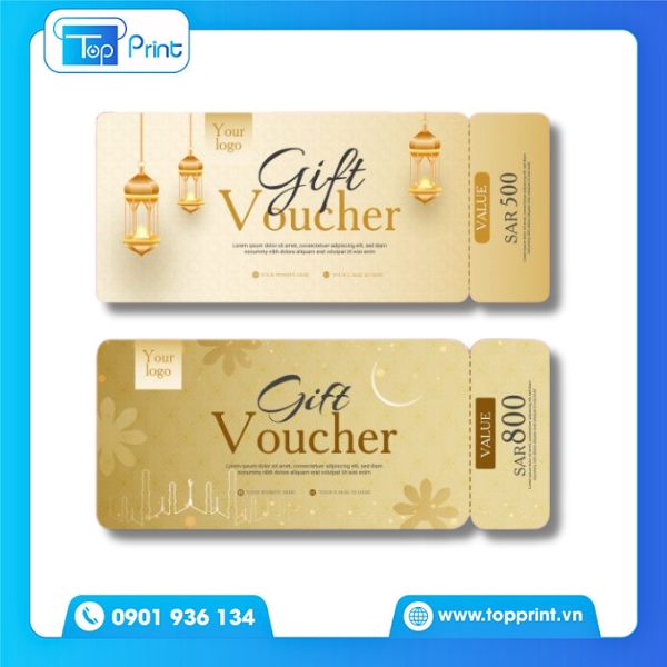 Mẫu in voucher d&agrave;nh cho kh&aacute;ch VIP loyal
