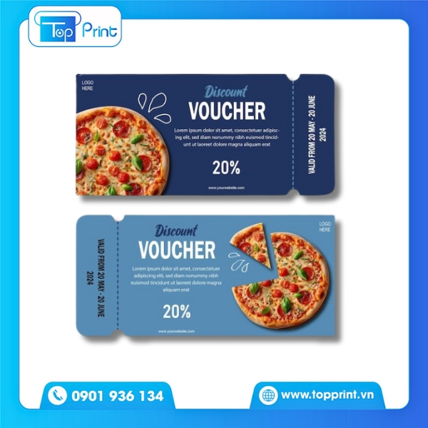 Mẫu in voucher số lượng &iacute;t gi&aacute; rẻ