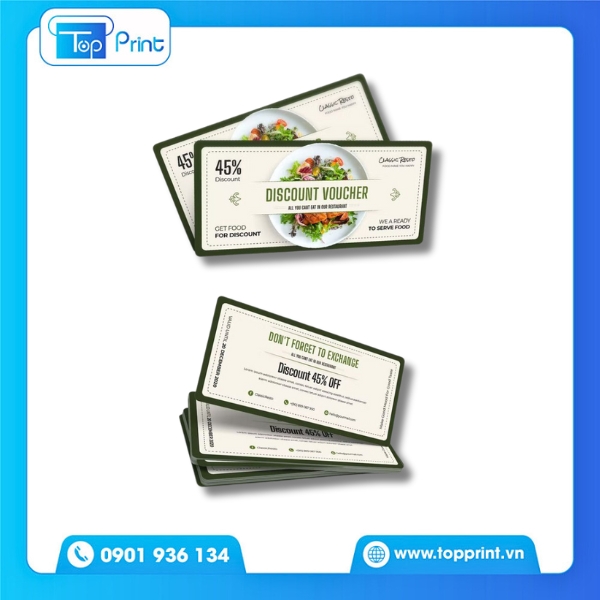 Mẫu in voucher bo g&oacute;c mềm mại