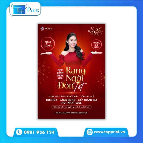 Dịch vụ in ấn poster Tết hấp dẫn tại Topprint