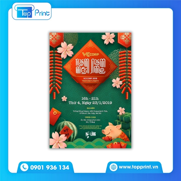 Mẫu Poster Tết Gây Ấn Tượng Trong Một Giây