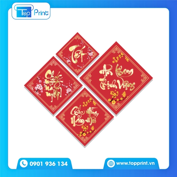 Mẫu tem chúc mừng năm mới chủ đề Rồng Vàng – Tài Lộc