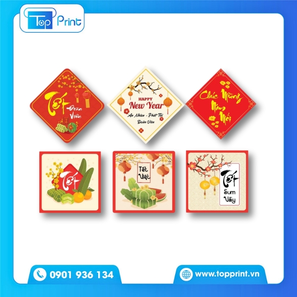 Mẫu tem chúc mừng năm mới phù hợp quà tặng công ty