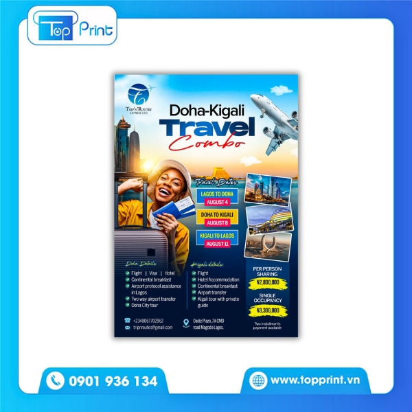 Mẫu tờ rơi du lịch tour nội địa – in nhanh lấy liền