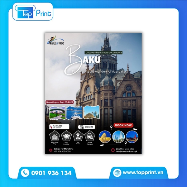 Mẫu tờ rơi du lịch đẹp – in số lượng lớn giá sỉ